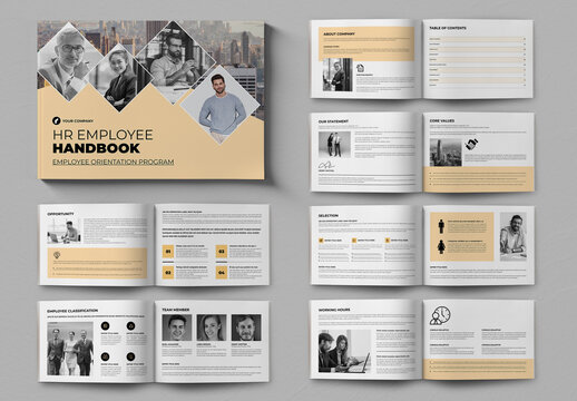 HR Employee Handbook Design