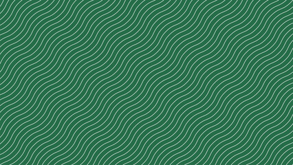 Green wave lines pattern abstract background vector image for backdrop or fabric style