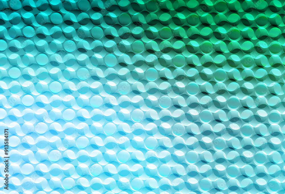 Poster light green vector texture with disks.