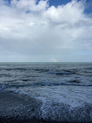 rainbow over the sea