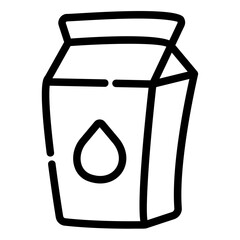 milk Line Icon