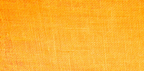 Thick jute fabric texture. Sackcloth background. Orange sackcloth texture image. Abstract vector. 