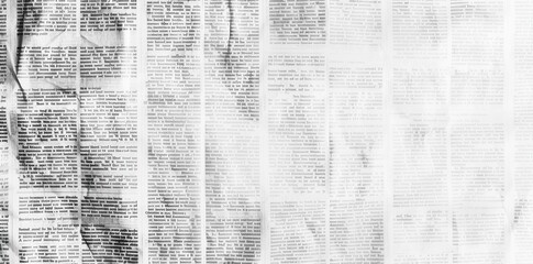 Obraz premium Vintage Newsprint Nostalgia. Old-fashioned journalism concept