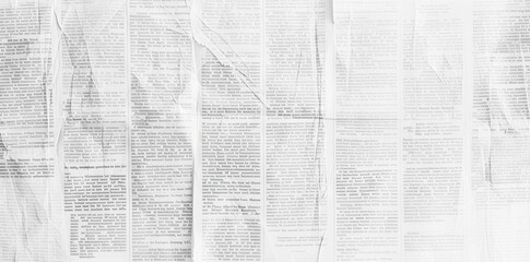 Obraz premium Vintage Newsprint Charm. A vintage newsprint texture as a plain background concept