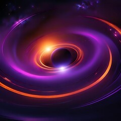Black Hole Backdrop for Theatre Performance - Generative Ai