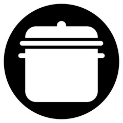 pot glyph icon