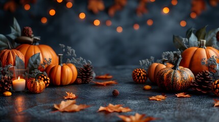 Halloween stylish trending background, place for text
