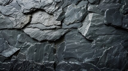 Slate Serenity. High detailed plain slate texture background concept
