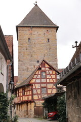 Blick in die Altstadt von Altdorf bei Nürnberg in Bayern