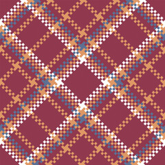 Tartan Seamless Pattern. Tartan Plaid Vector Seamless Pattern. for Scarf, Dress, Skirt, Other Modern Spring Autumn Winter Fashion Textile Design.