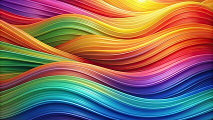 Obraz premium Abstract background with colorful waves , waves, abstract, background, design, art, motion, flowing, vibrant, pattern