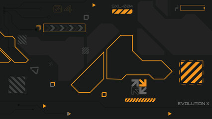 abstract background with  futuristic and cyberpunk style design