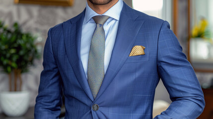 Portrait of a Businessman, Showcasing Determination and Professionalism