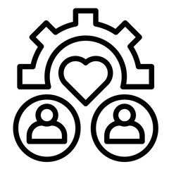 Obraz premium Relationship Icon