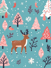 Christmas wallpaper background pattern