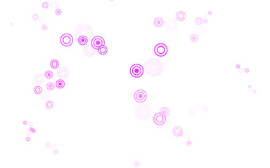 Light Purple vector layout with circle shapes.