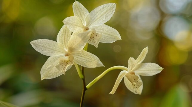 Phalaenopsis amabilis, commonly known as the moon orchid and as Bulan orchid in Indonesia, is a species of beautiful flowering plant