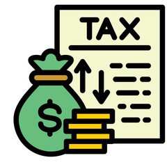 Taxable Income Icon
