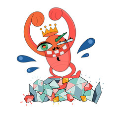 Angry king