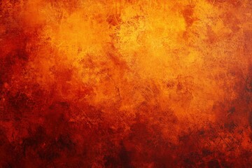 Obraz premium Abstract Orange Background with Red Grunge Texture for Thanksgiving and Halloween with generative ai