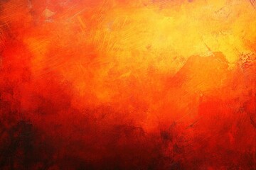 Obraz premium Abstract Orange Background with Red Grunge Texture for Thanksgiving and Halloween with generative ai