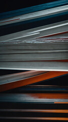 Obraz premium stack of magazines