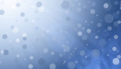 Blue Bokeh Background with Light Spots.