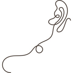 Monoline Butterfly Decoration