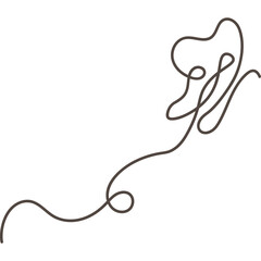 Monoline Butterfly Decoration