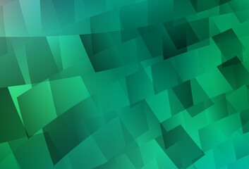Light Green vector background in polygonal style.