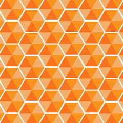 Mosaic background of yellow - orange elements.