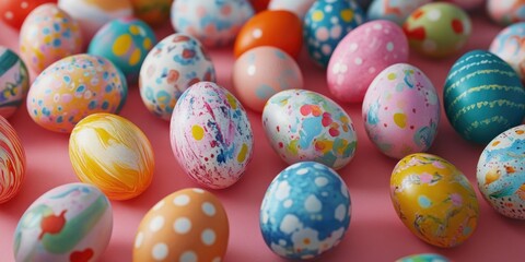 Fototapeta premium Colorful Easter Eggs