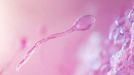 3d illustration of Human sperm cell