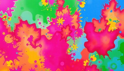Obraz premium Abstract Colorful Paint Splatter Background.