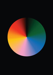 Obraz premium Vertical Vibrant gradient background vector. Abstract trendy modern design wallpaper for landing page, covers, Brochures, flyers, Presentations,Poster, Banners. Vector art illustration.