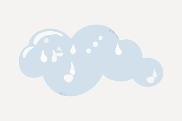 Obraz premium blue cloud illustration vector