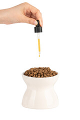 Nutritional supplements are being added to the feed.