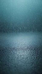 Obraz premium dark, moody scene rain-soaked pavement, with soft, diffused light and sense movement and energy.