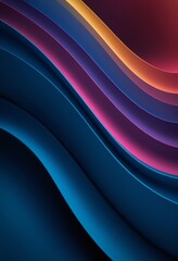 close-up view vibrant abstract pattern, featuring series curved lines in various shades blue, purple, and