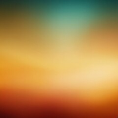 Fototapeta premium gradient background transitions from warm orange to cool blue, creating visually striking and harmonious