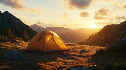 Mountain Sunset Tent