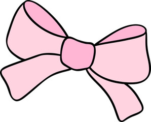 Cute pastel pink bow 