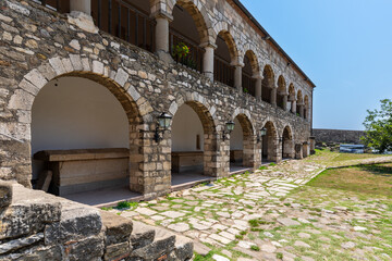 Fototapeta premium The ancient city of Apollonia is situated in southwestern Albania, about 13 miles from the city of Fier and it was an Ancient Greek trade colony which developed into an independent polis