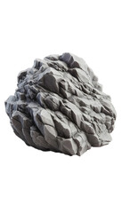 Obraz premium Stone isolated on transparent background 