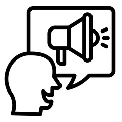 Word-Of-Mouth Icon