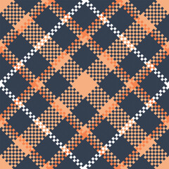 Tartan Plaid Pattern Seamless. Plaid Pattern Seamless. Template for Design Ornament. Seamless Fabric Texture. Vector Illustration