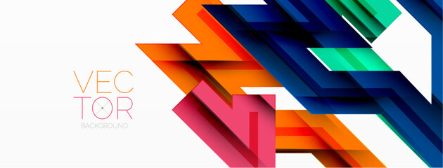 Dynamic lines geometric background. Vector Illustration For Wallpaper, Banner, Background, Card, Book Illustration, landing page