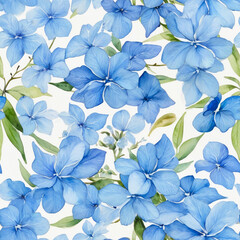 Fototapeta premium seamless watercolor floral primitive wallpaper