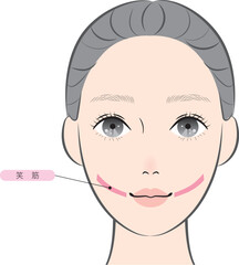 笑筋（名称あり）