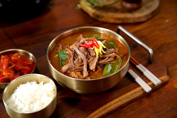 Korean Healthy Food. Korea Cuisine. Fresh Ingredients. 